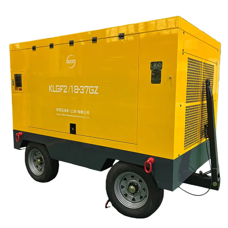 375 CFM ポータブルエアコンプレッサー